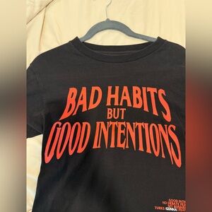 VLONE Black/Red Travis Scott Tee